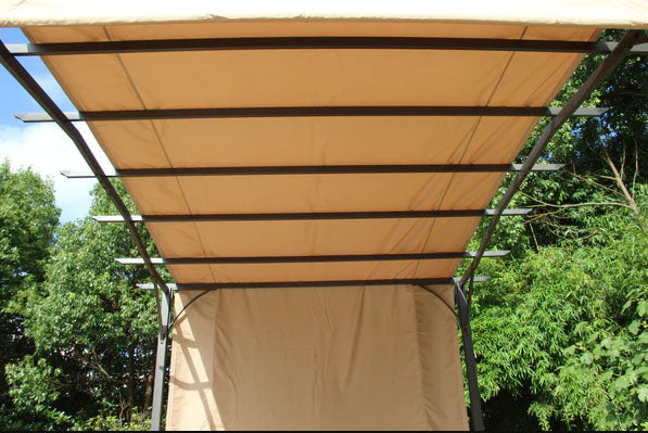 San Remo Pergola Gazebo 2.75×3.66m Mocha | SANGAZ2.75X3.66-MOCHA | AMIR