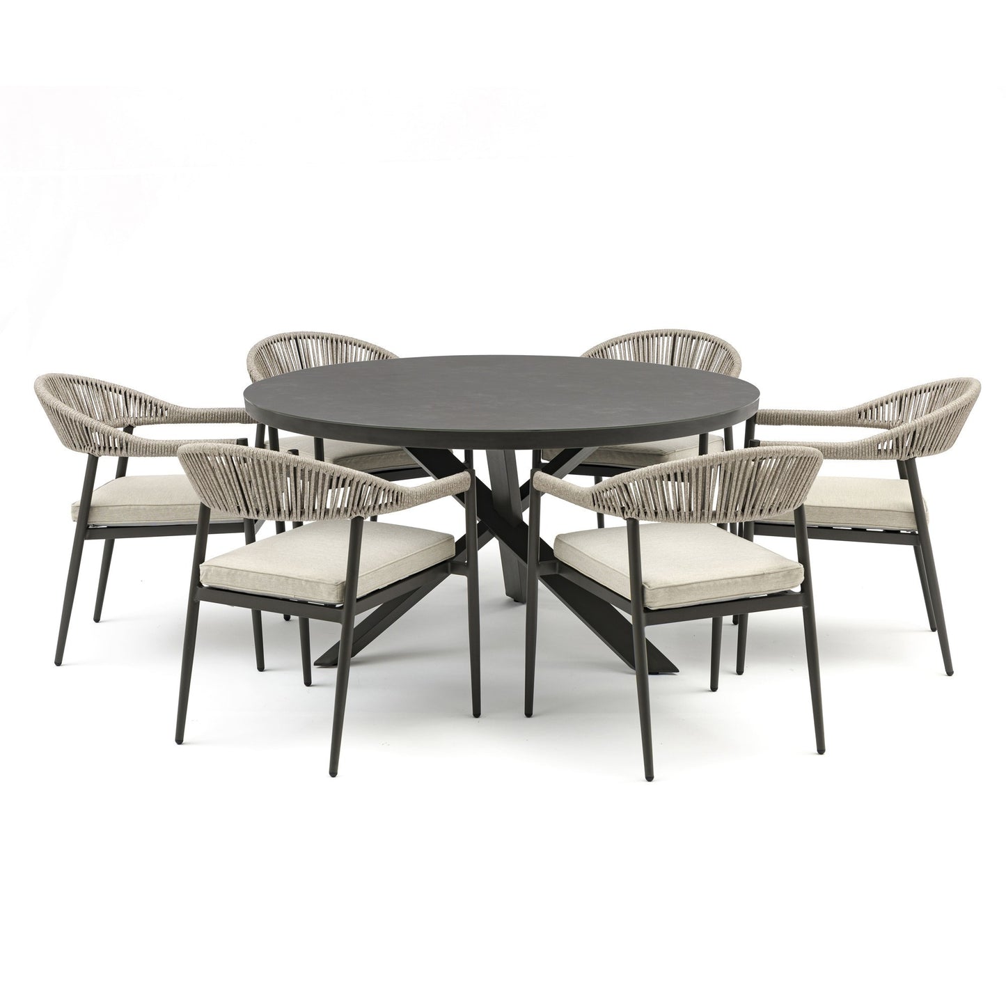 Homeflair - Roma Rope Weave Dining Set