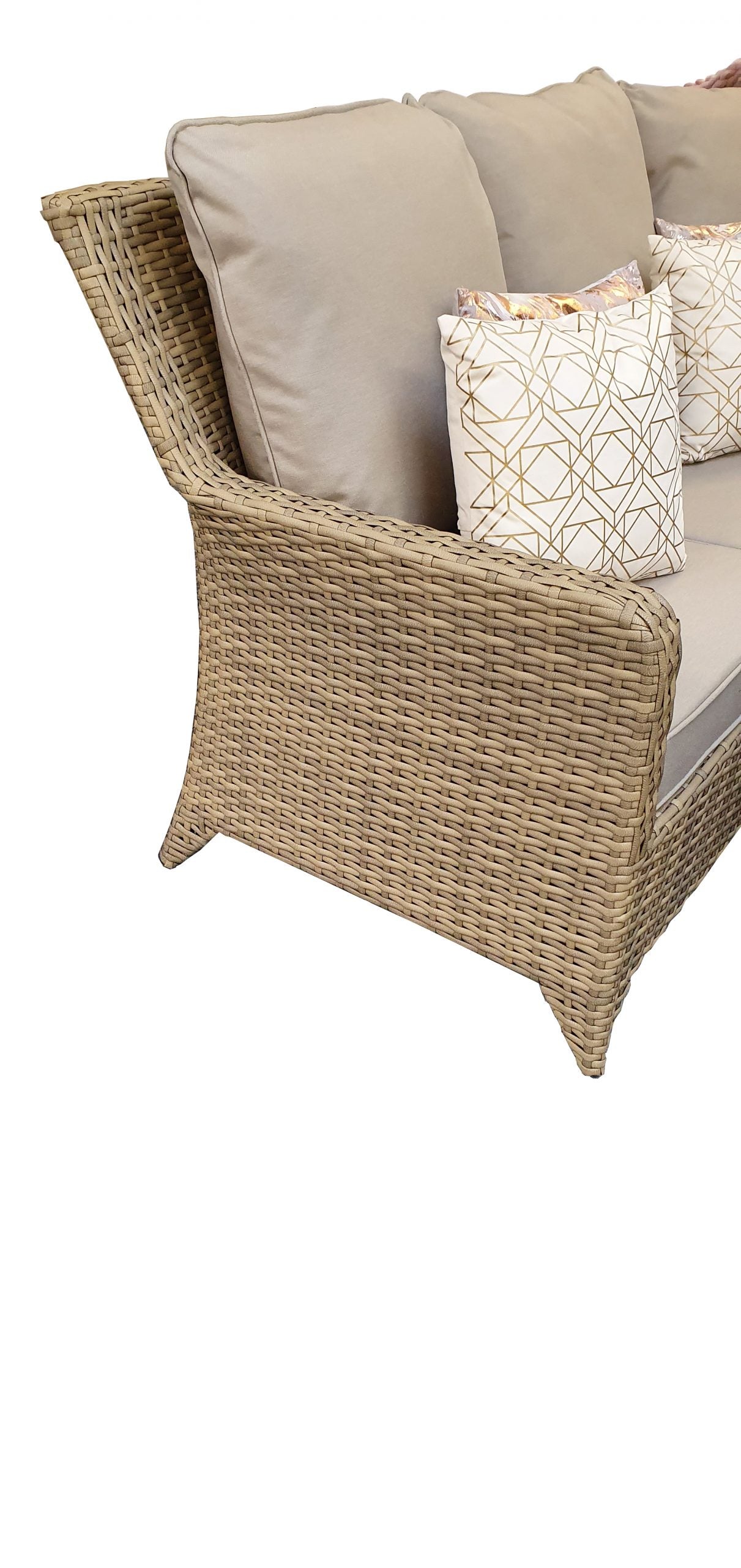 Rattan Corner Dining Set in Natural | Sarah | Sara0048
