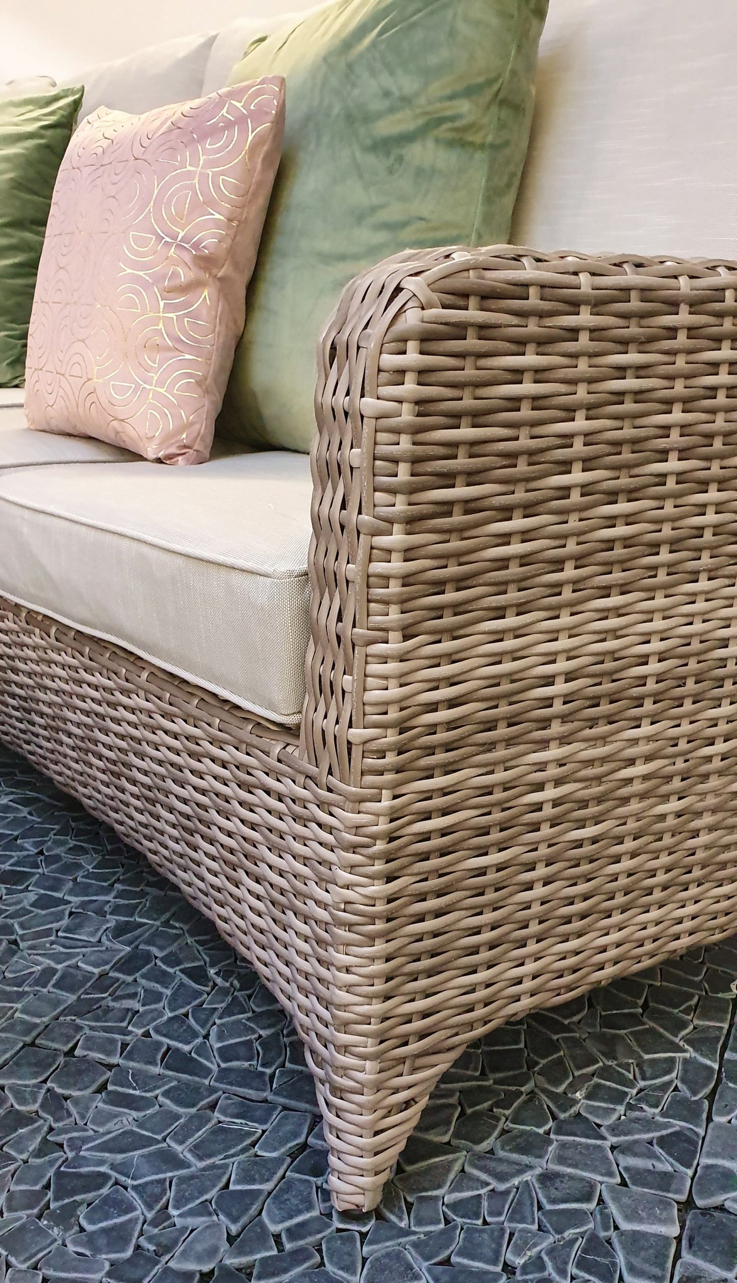 Rattan Corner Dining Set with Lift Table | Sarah | Sara0260
