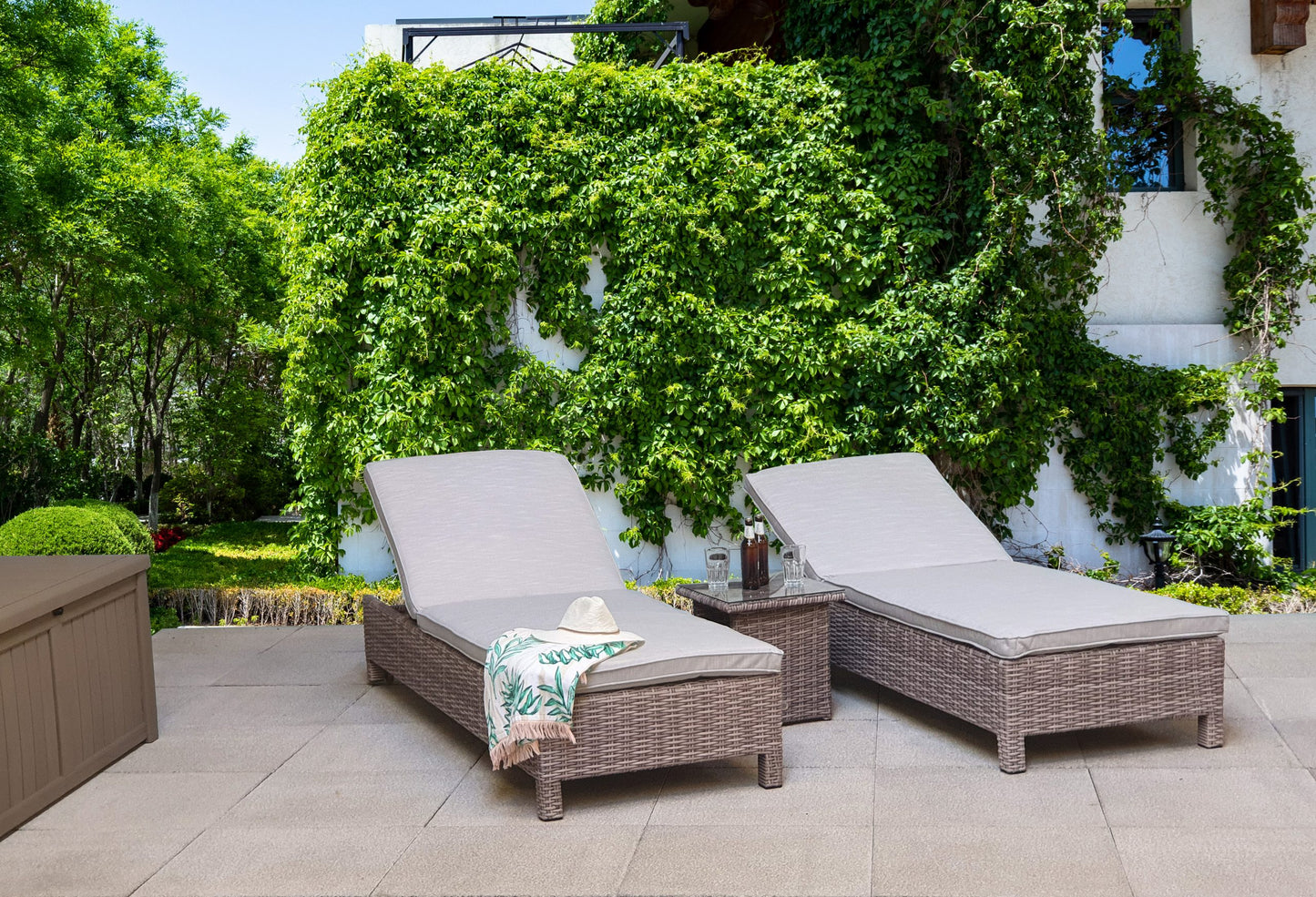 Rattan Serena Sun Loungers Set | Sere0262