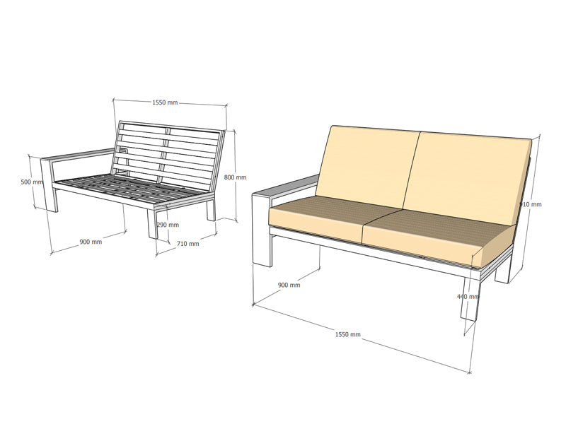 Signature Weave - Venus angled corner with two dining chairs + gas firepit table | VENU0463