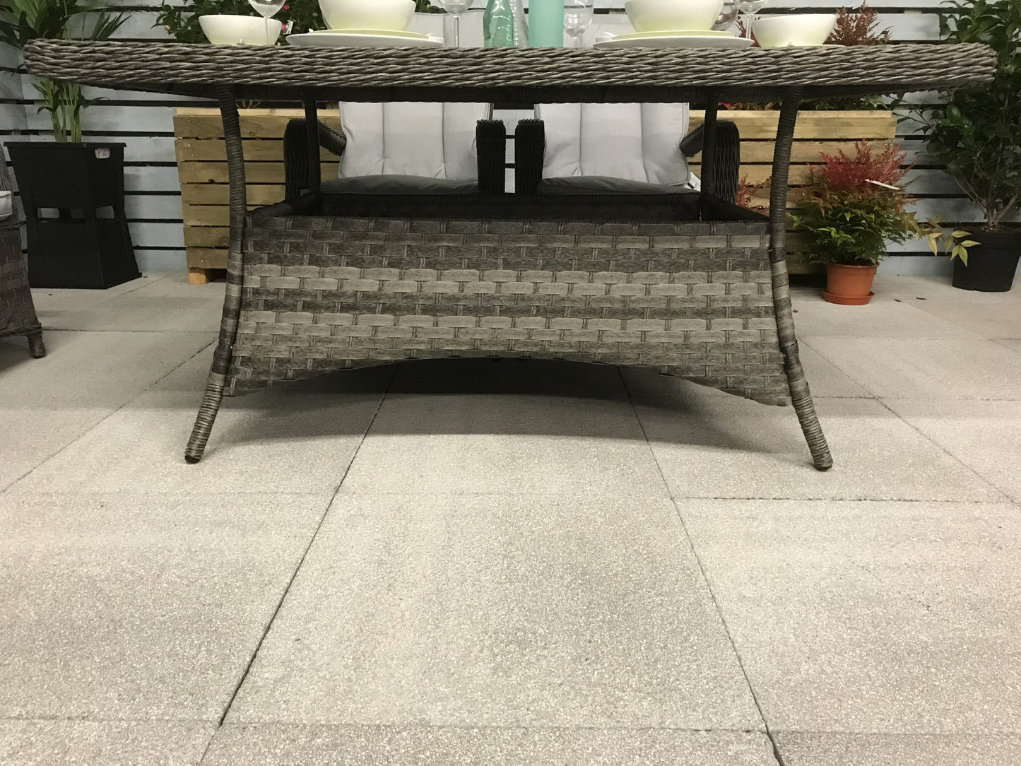 Rattan Rectangular Dining Table | Victoria | Vict0227