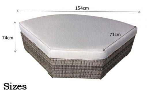 Rattan Modular Corner Sofa | Jess - Homeflair