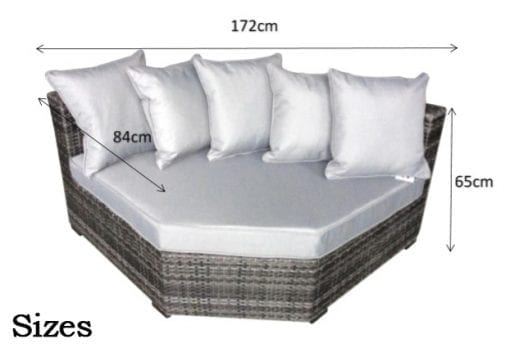 Rattan Modular Corner Sofa | Jess - Homeflair