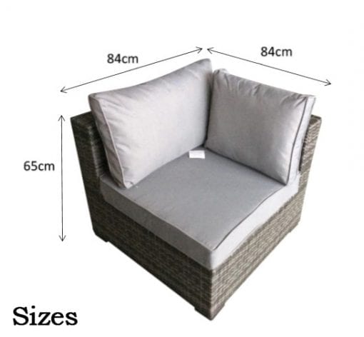 Rattan Modular Corner Sofa | Jess - Homeflair