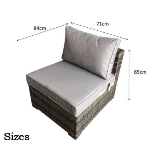 Rattan Modular Corner Sofa | Jess - Homeflair