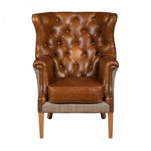 Winchester High Back Chair | Hunting Lodge | Vintage Fast Track - Homeflair