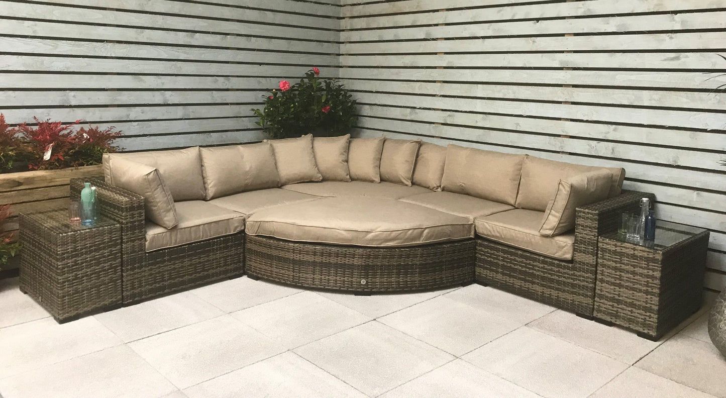 Rattan Modular Corner Sofa | Jess - Homeflair