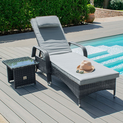 Homeflair - Florida Rattan Sunlounger Set