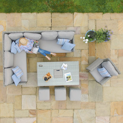 Homeflair - Oxford Rattan Corner Dining Set