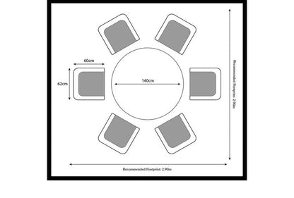 Wentworth 6 Seater Carver Dining Set