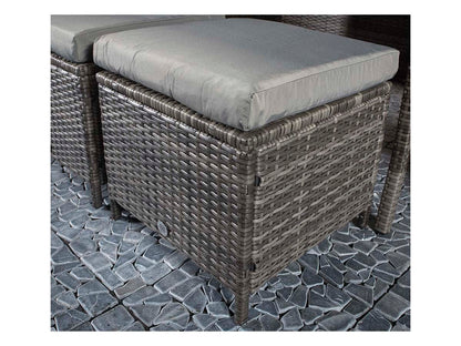 Signature Weave - Charlotte Firepit Corner Dining Set | CHAR0156_VIEN0432