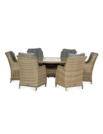 Wentworth 6 Seater Comfort Dining Set