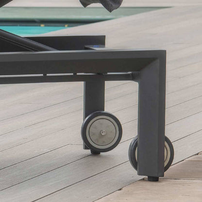 Homeflair - Manhattan Aluminium Sunlounger