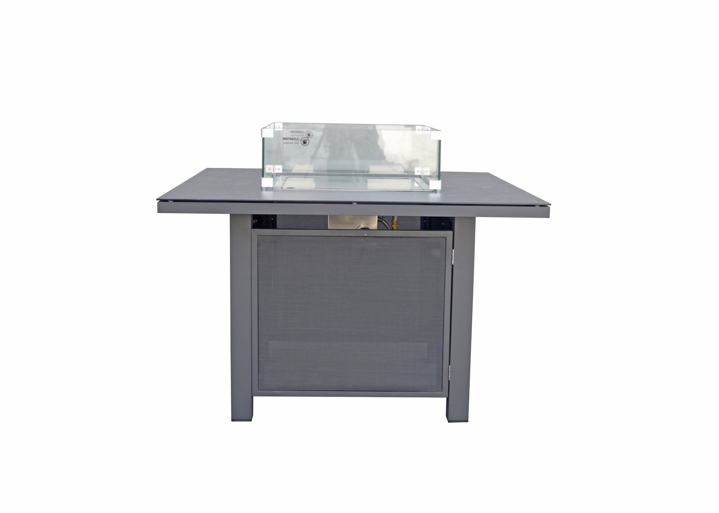 Signature Weave - BETTINA corner dining gas firepit set| BETT0361_LISB0476