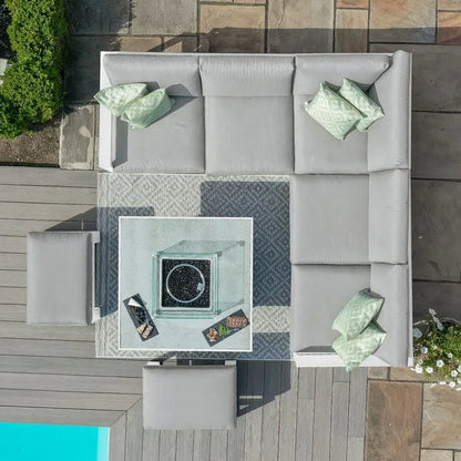 Homeflair – Amalfi 3 Seat Aluminium Sofa Set