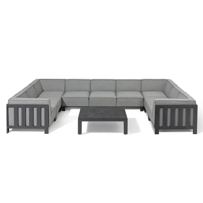 Homeflair - Outdoor Fabric Ibiza U Shape Sofa Set