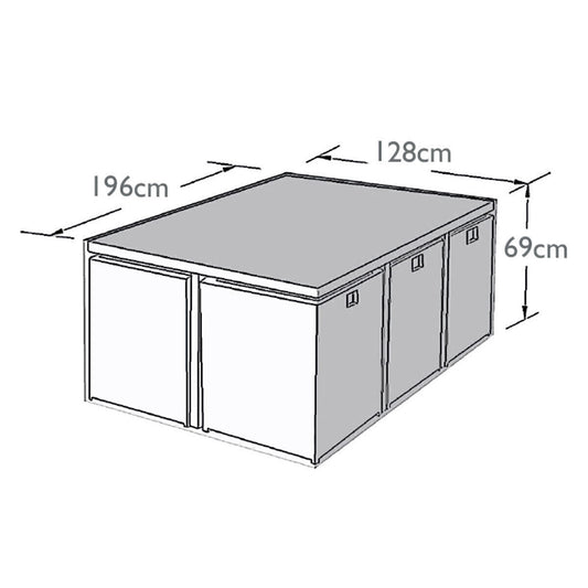 Homeflair -6 Seat Cube Set