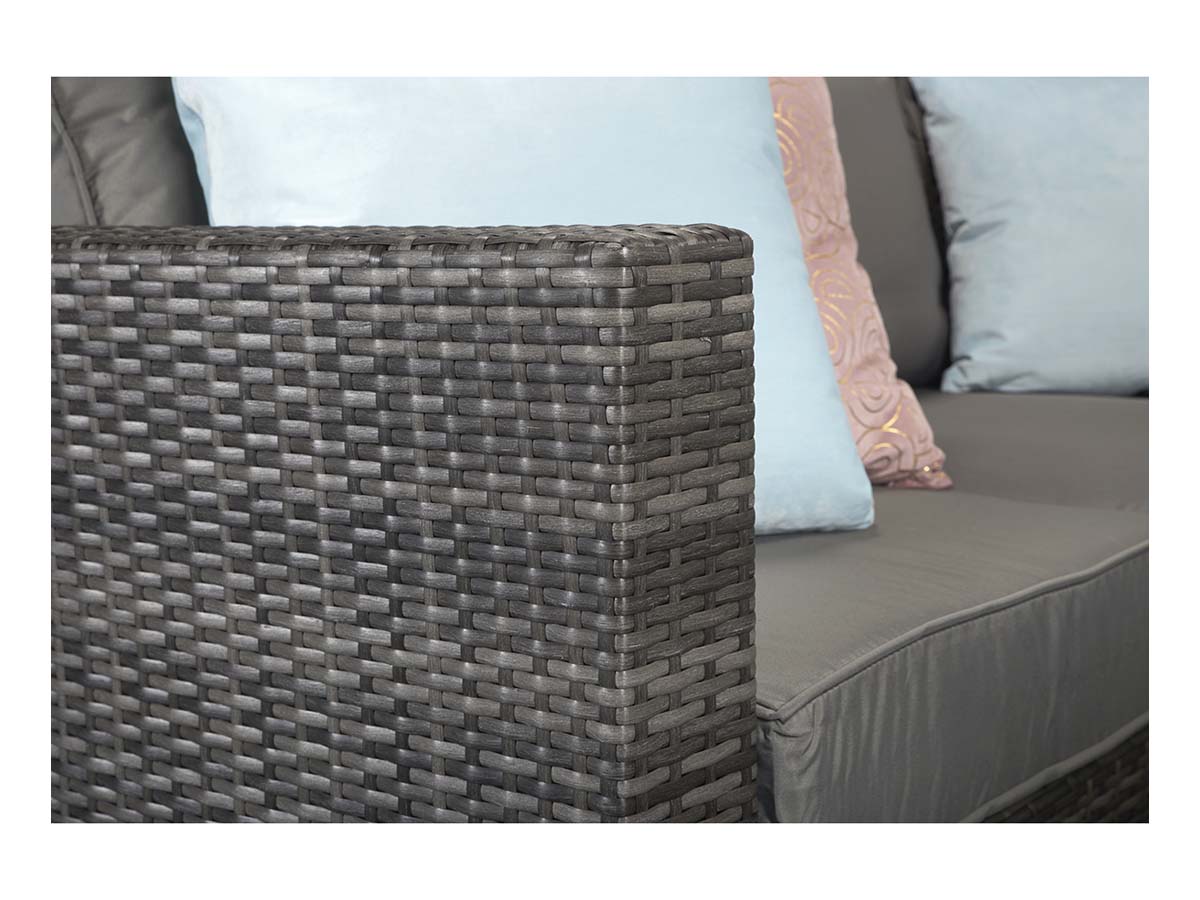 Signatyre Weave - GEORGIA corner gas firepit set | GEOR0150_MILA0433