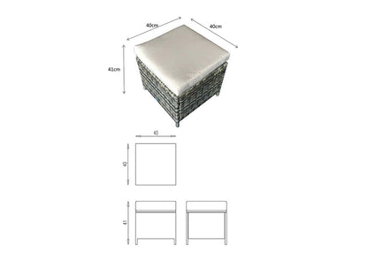 Signature Weave - Charlotte Firepit Corner Dining Set | CHAR0156_VIEN0432