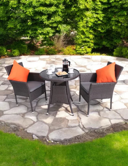 Malaga 2 Seater Fixed Bistro Set