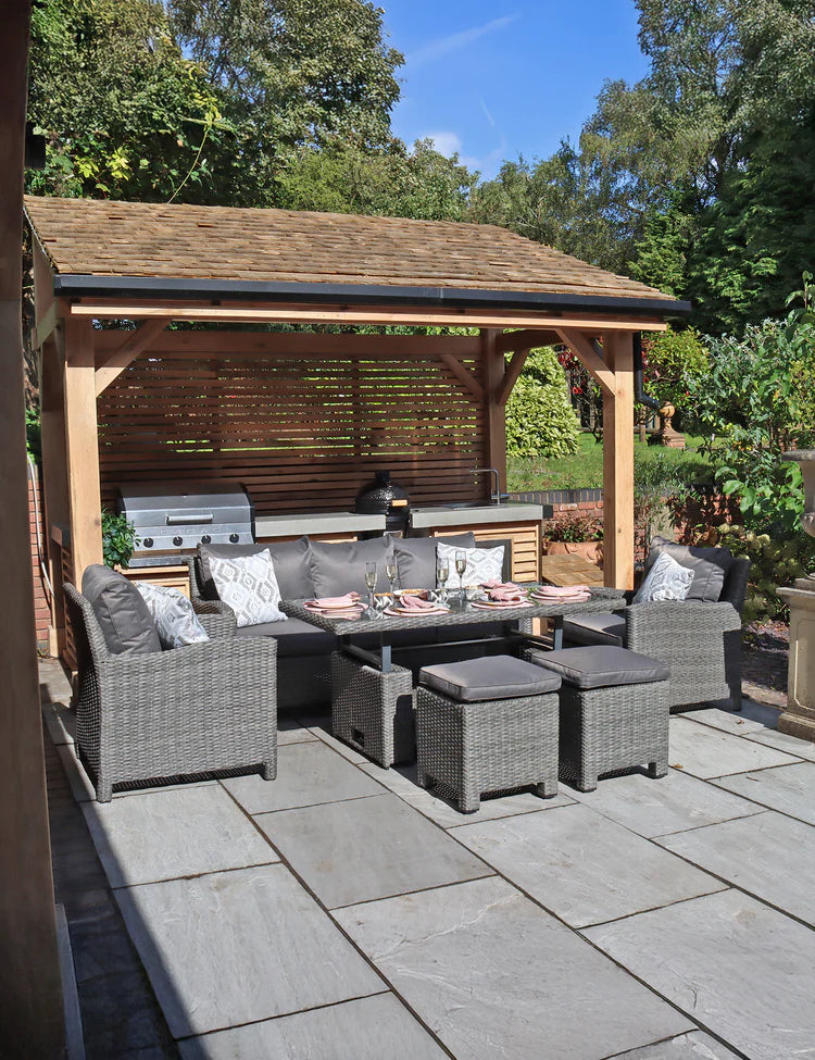 Paris 7 Seater Deluxe Sofa Dining Set