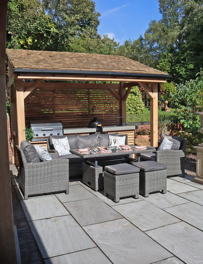 Paris 7 Seater Deluxe Sofa Dining Set