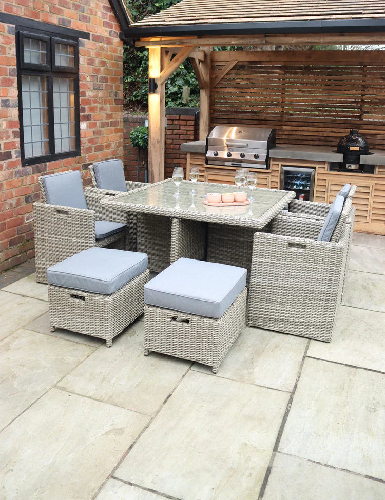 Wentworth 8 Seater Cube Dining Set