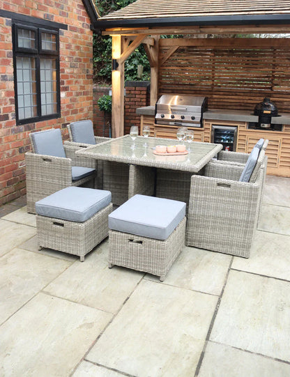 Wentworth 8 Seater Cube Dining Set