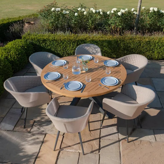Jakarta Teak Round Dining Table
