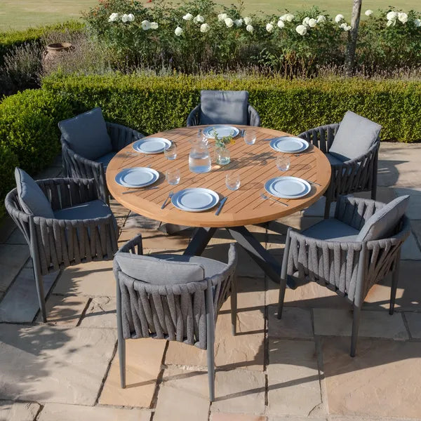Jakarta Teak Round Dining Table