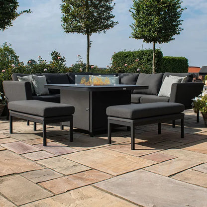 Homeflair – Outdoor Fabric Pulse Square Corner Dining Set