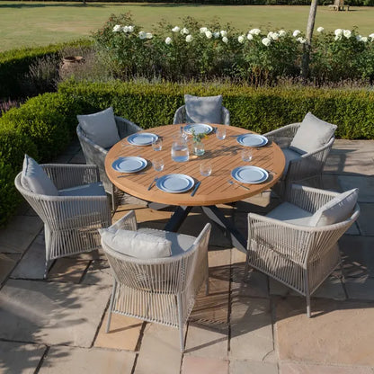 Jakarta Teak Round Dining Table