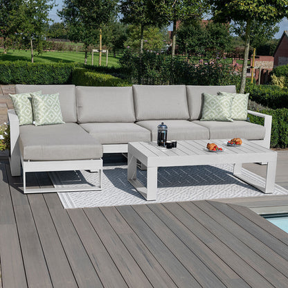 Homeflair – Amalfi Chaise Aluminium Sofa Set
