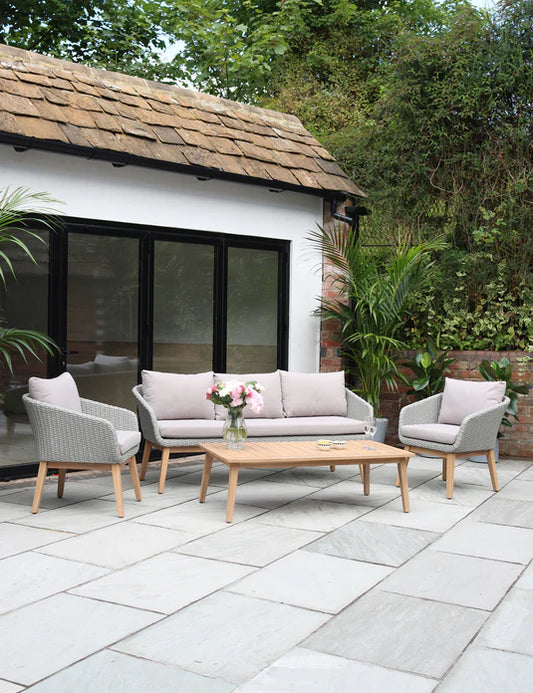 Sol 5 Seater Lounge Set with Rectangular Coffee Table