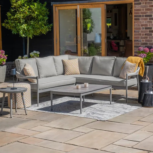 Florence Rope Weave Small Corner Sofa Set