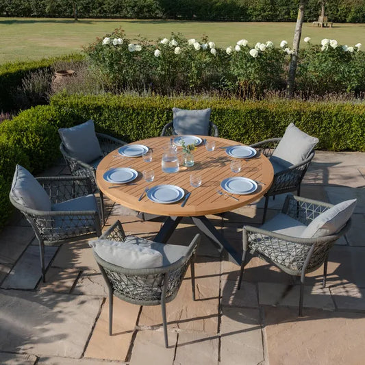 Jakarta Teak Round Dining Table