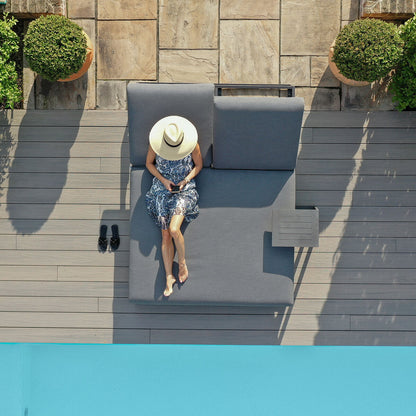 Homeflair - Outdoor Fabric Allure Double Sunlounger