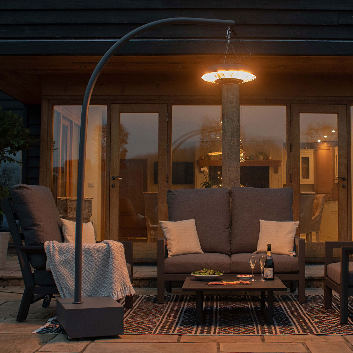 Homeflair -2000W Helio Overhang Electric Patio Heater