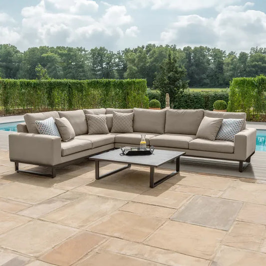 Homeflair - Outdoor Fabric Ethos Large Corner Group
