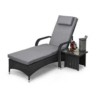 Homeflair - Florida Rattan Sunlounger Set