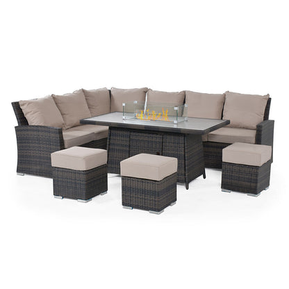 Homeflair - Kingston Corner Rattan Dining Set