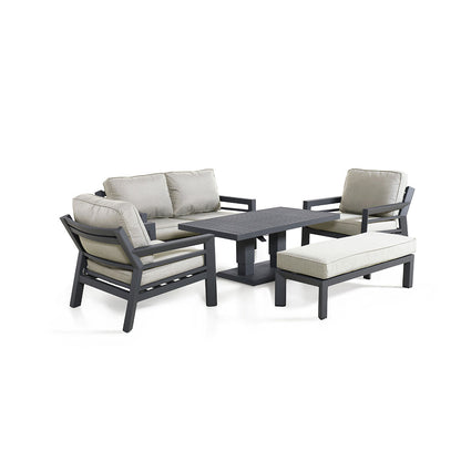 Homeflair - New York 2 Seat Aluminium Sofa Set