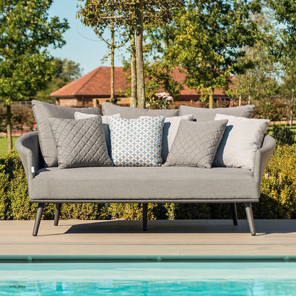 Homeflair - Pair of Outdoor Scatter Cushion Quilted