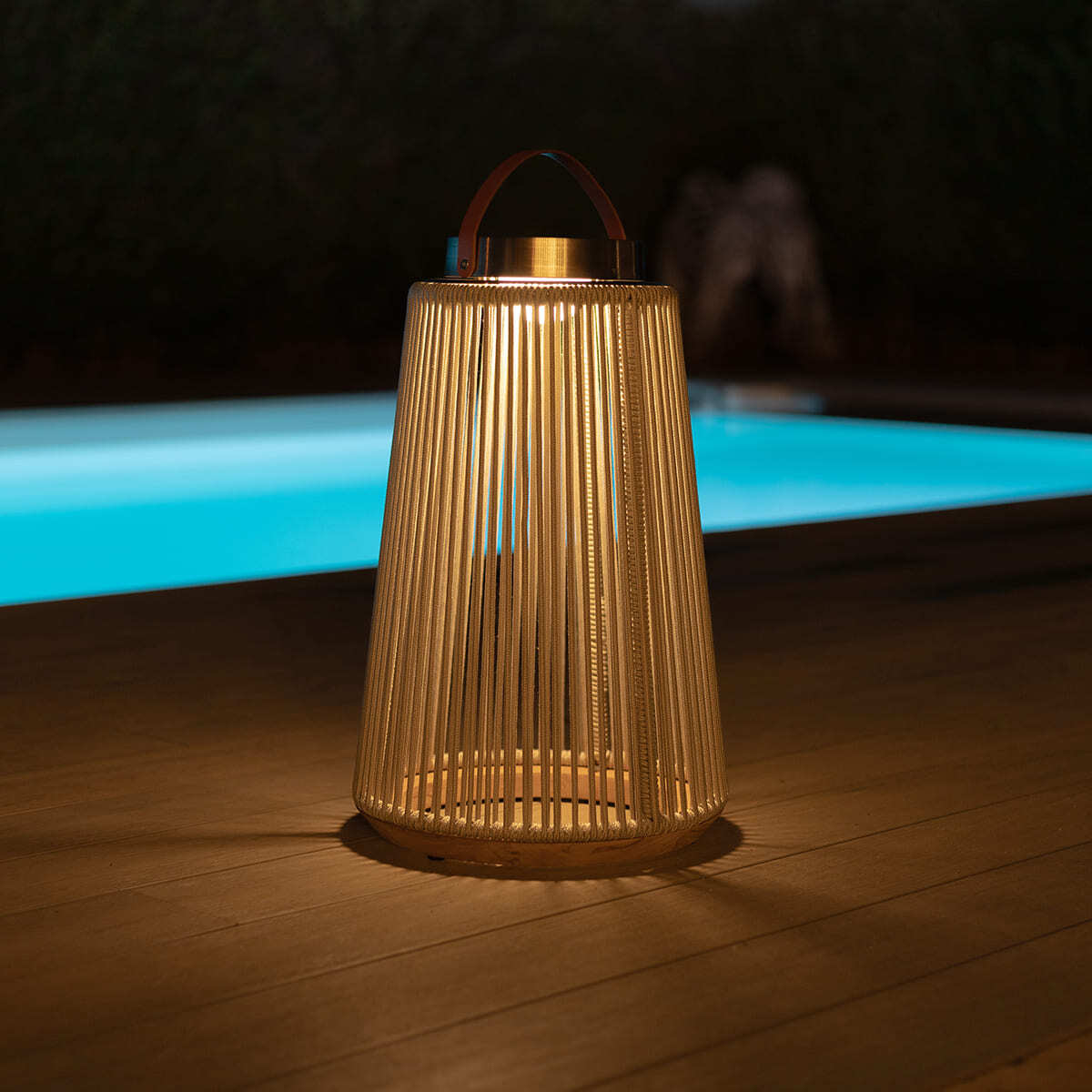 Homeflair -Athena Large Solar Light - Charcoal
