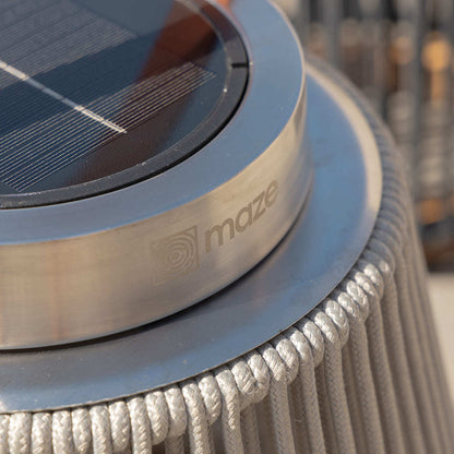 Homeflair -Athena Small Solar Light - Light Grey
