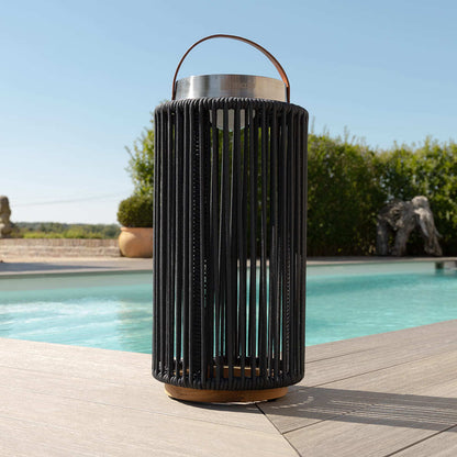Homeflair -Luna Large Solar Light - Charcoal