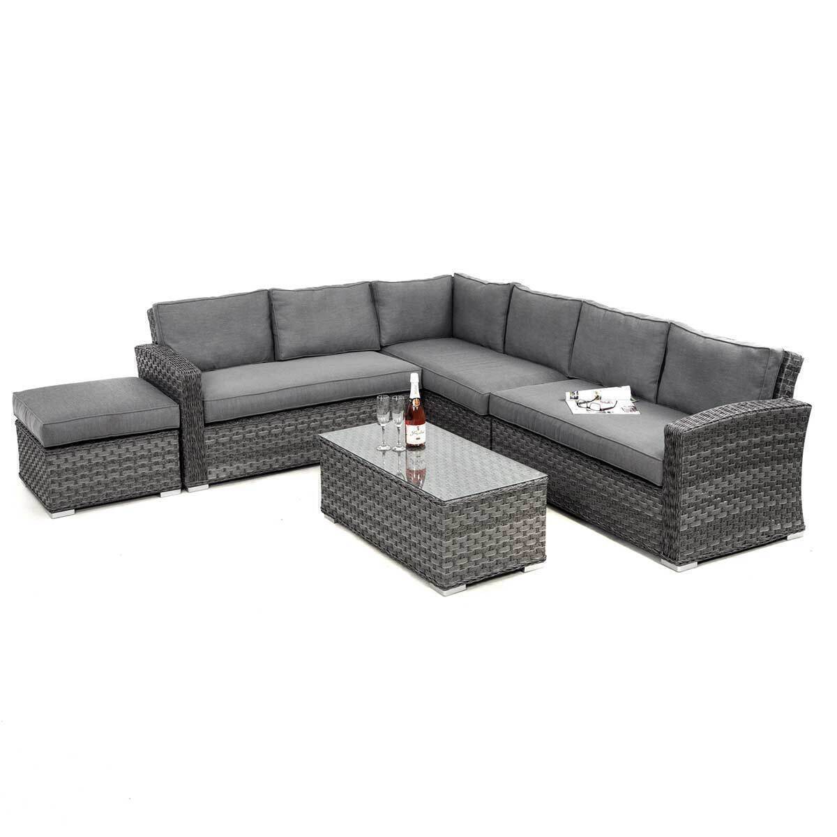 Homeflair - Victoria Large Rattan Corner Group