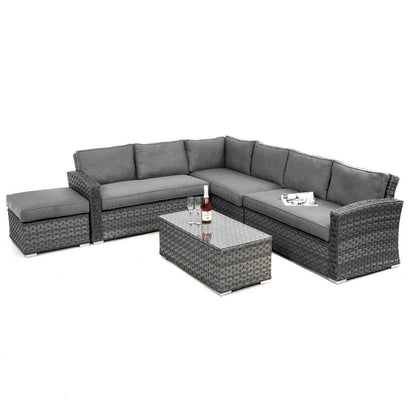 Homeflair - Victoria Large Rattan Corner Group